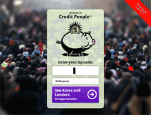 Tablet Screenshot of creditpeople.com